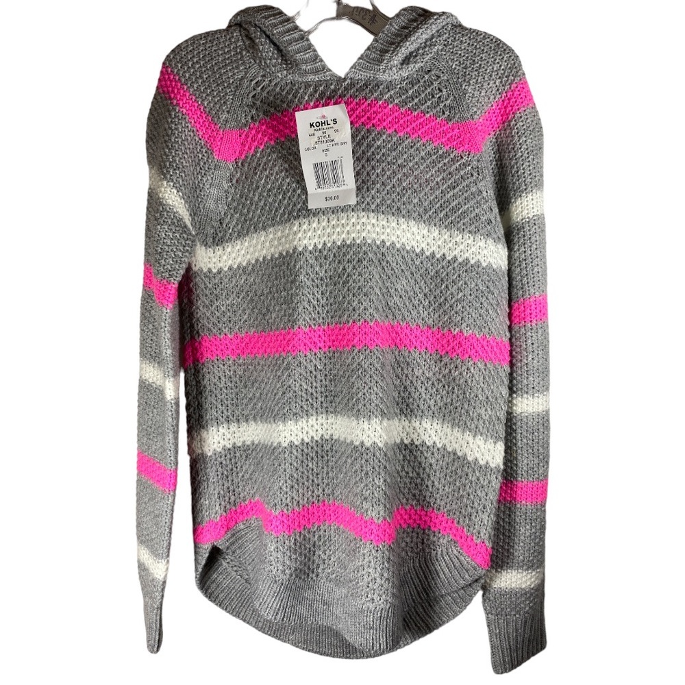 CLOUD CHASER Knitted Girls' Hooded Sweater